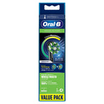 Cross Action Black Clean Maximiser Replacement Toothbrush Head, Pack Of 4