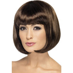 Partyrama Short Bob Wig With Fringe | Brown