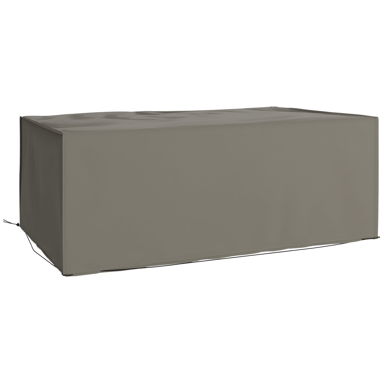 Uv Rain Protective Cover For Garden Patio Wicker Rattan | Large | Grey
