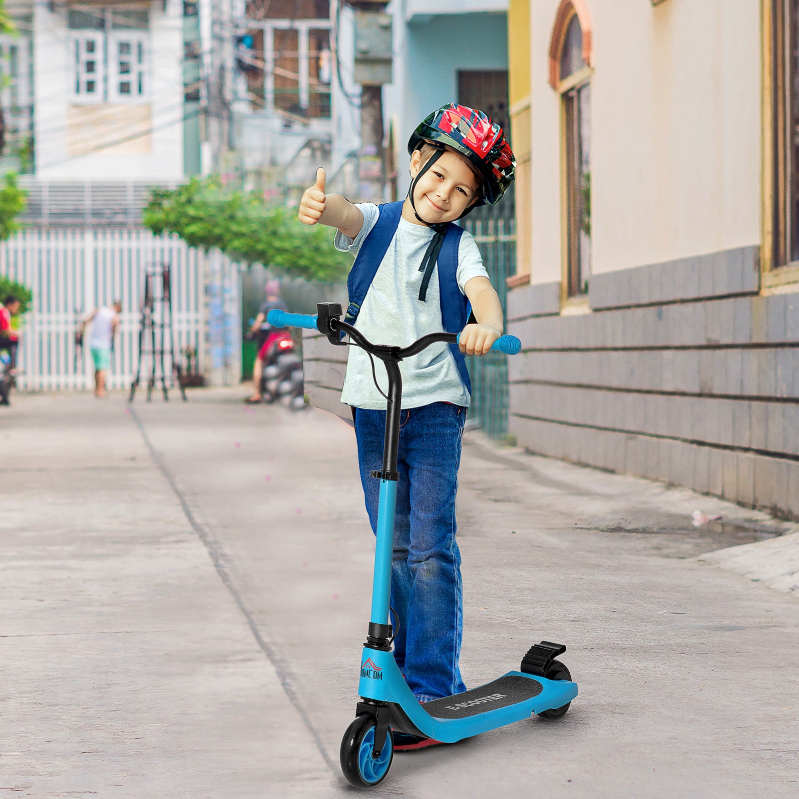 Electric Scooter 120w E-scooter W/ Battery Level Display | Blue