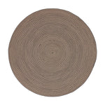 Handmade Woven Spiral Braided Rug | 120cm | Linen