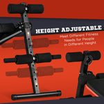 Foldable Sit Up Bench - Adjustable Core Workout | Black