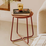 Multi Functional Stool,small Side Table, Green, Geyser Collection
