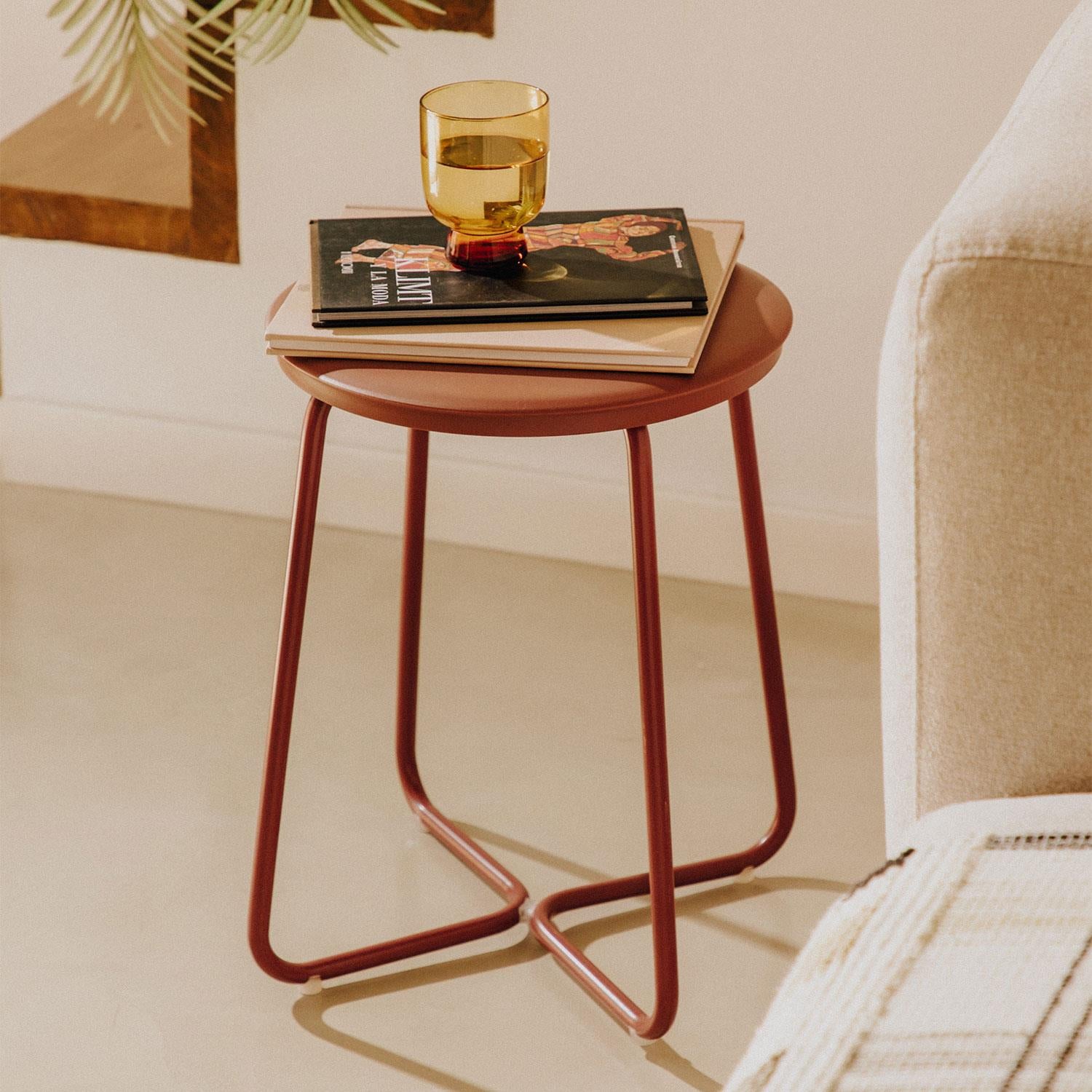Multi Functional Stool,small Side Table, Green, Geyser Collection