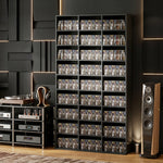 HOMCOM 835 Cd/500 Dvd Storage Unit, Blu-ray Media Storage Shelf