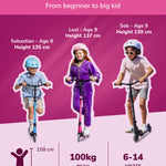Deluxe 2 Wheel Scooter | Fuchsia
