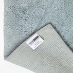 Cotton Tufted Rug Union Jack Plain Embossed Mat | 150cm x 95cm | Silver Grey