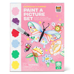 Paint-a-picture Set (Butterflies & Flowers) - 16-page Nature Painting Book