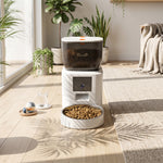PawHut Automatic 4l Cat Feeder With Camera, 2.4g Wifi, Smart App Control