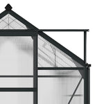 Polycarbonate Walk-in Greenhouse 6x8ft | Gray
