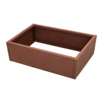 Rusty Raised Bed Steel Planter Box – Outdoor Garden Flower Bed, Weatherproof Rust Finish, Durable Raised Planter For Patio & Yard | Medium