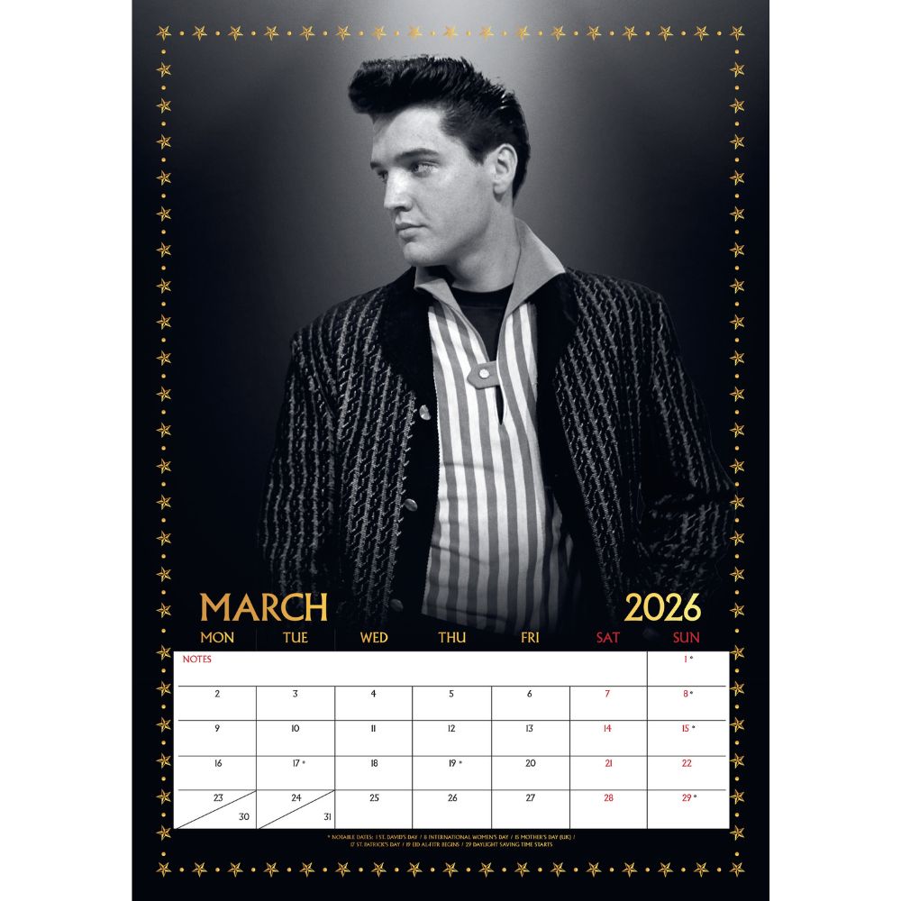 2026 A3 Calendar Official Product FSC Accredited