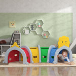 Kids Play Tunnel For Crawl And Climb, Monkey Design, For 3-6 Years | Multi