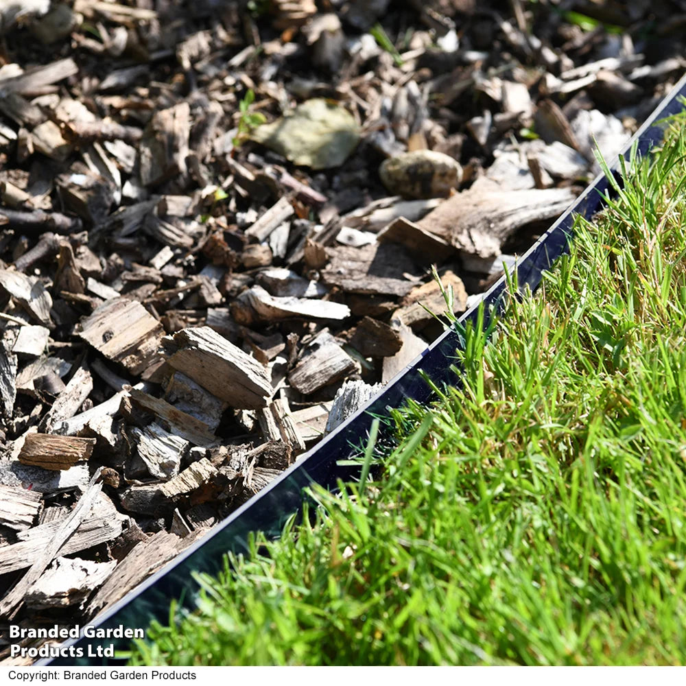 Heavy Duty Metal Border Edging Black