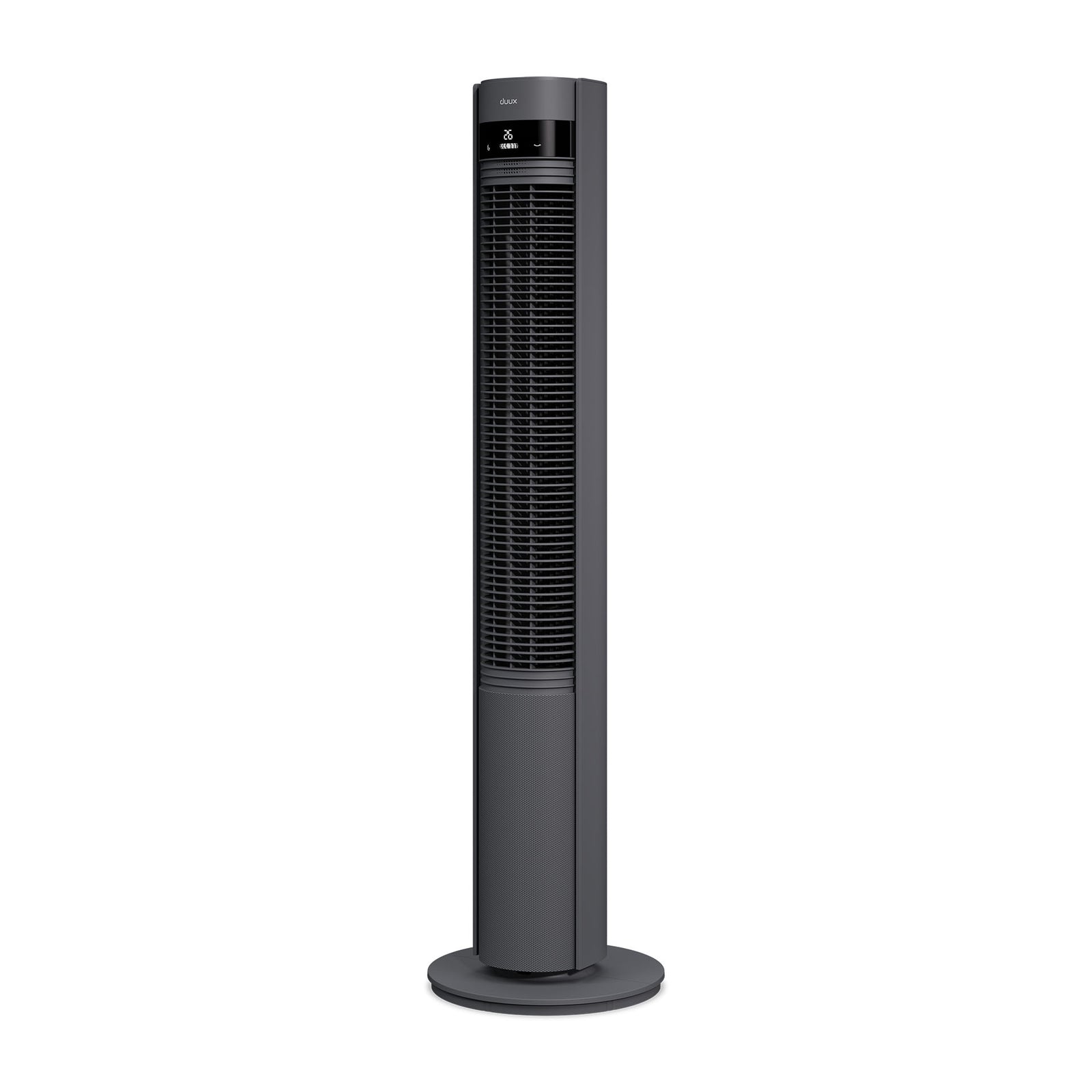 Elevate Smart Tower Fan With 12 Speeds And Remote Control | Grey