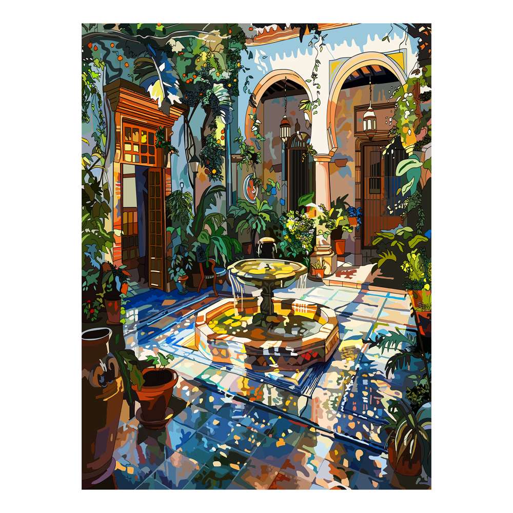 The House of Puzzles Majorcan Life 1000 Piece Jigsaw Puzzle