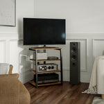 Hifi Rack Stand W/ 4-tier Record Player Stand | Brown