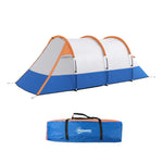 2-3 Man Camping Tunnel Tent With Bedroom And Living Room | Orange