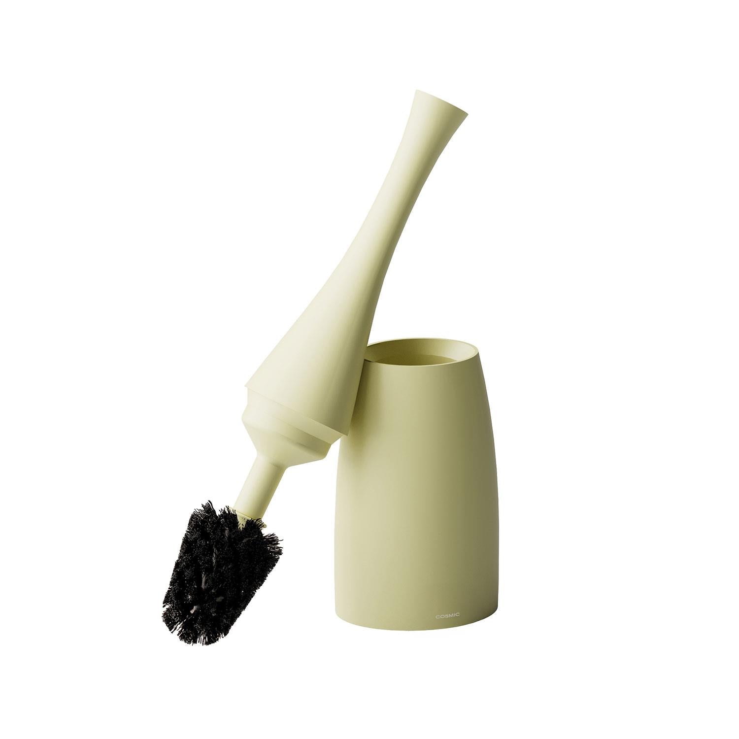 Toilet Brush & Holder, Soft-finish Coating, Saku Collection | Lime