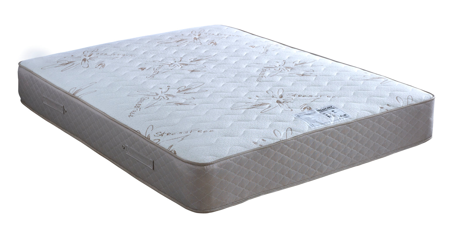 Memory Stressfree 1000 Pocket Sprung Memory Foam Mattress | King | Brown
