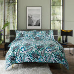 Brazil Digital Print 100% Cotton Duvet Cover Set | Double | Green