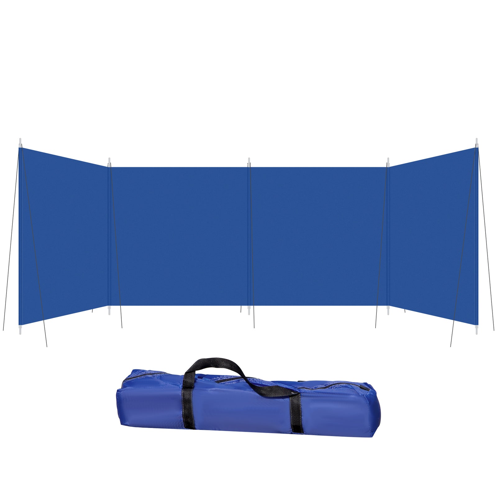 Camping Windbreak Foldable Wind Blocker | Blue