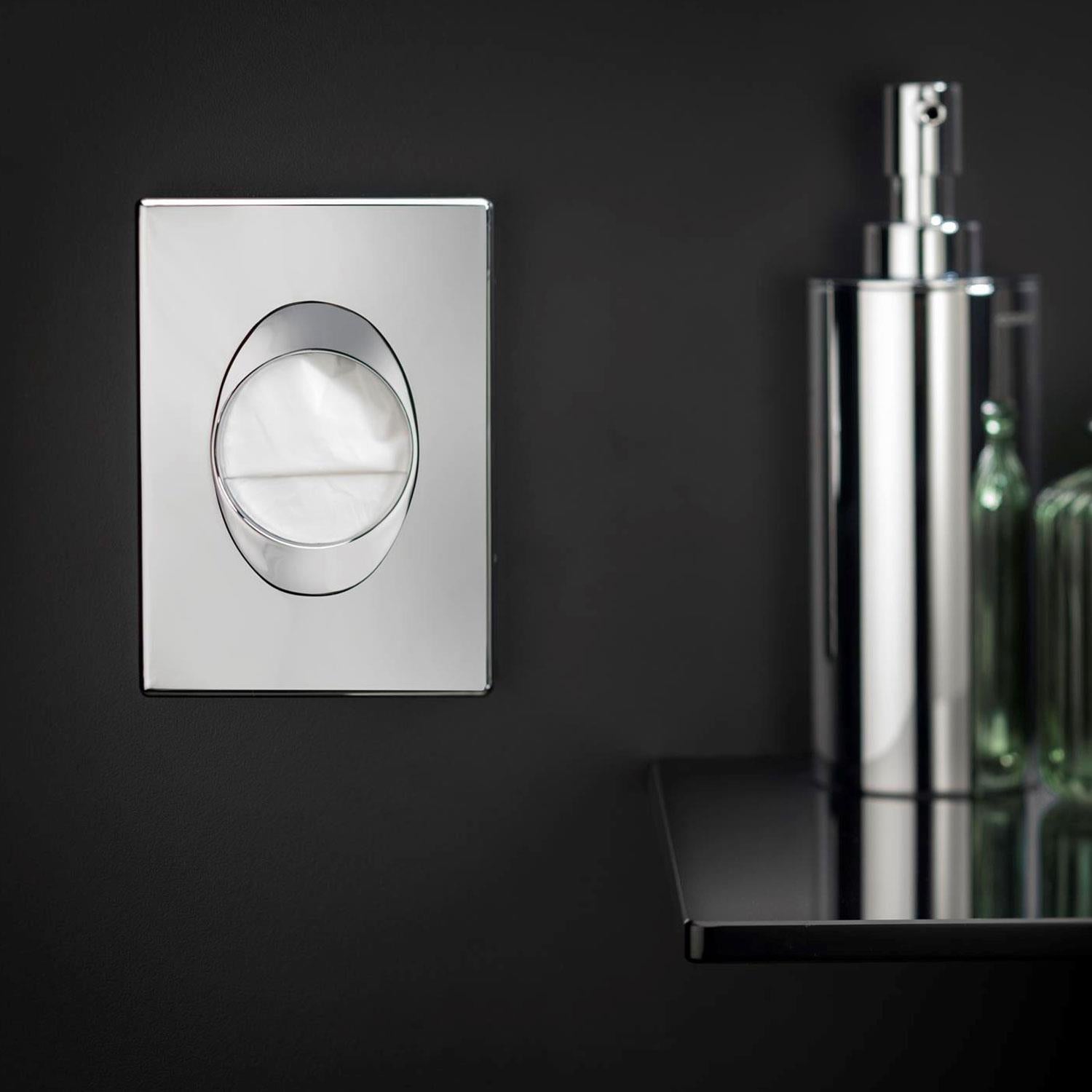 Hygienic Plastic Bags Dispenser Chrome Architect