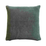 Ribbed Cushion Set, Velvet Fabric | Set-of-2 | Green