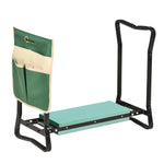 Foldable Steel Garden Kneeler Seat With Tool Bag