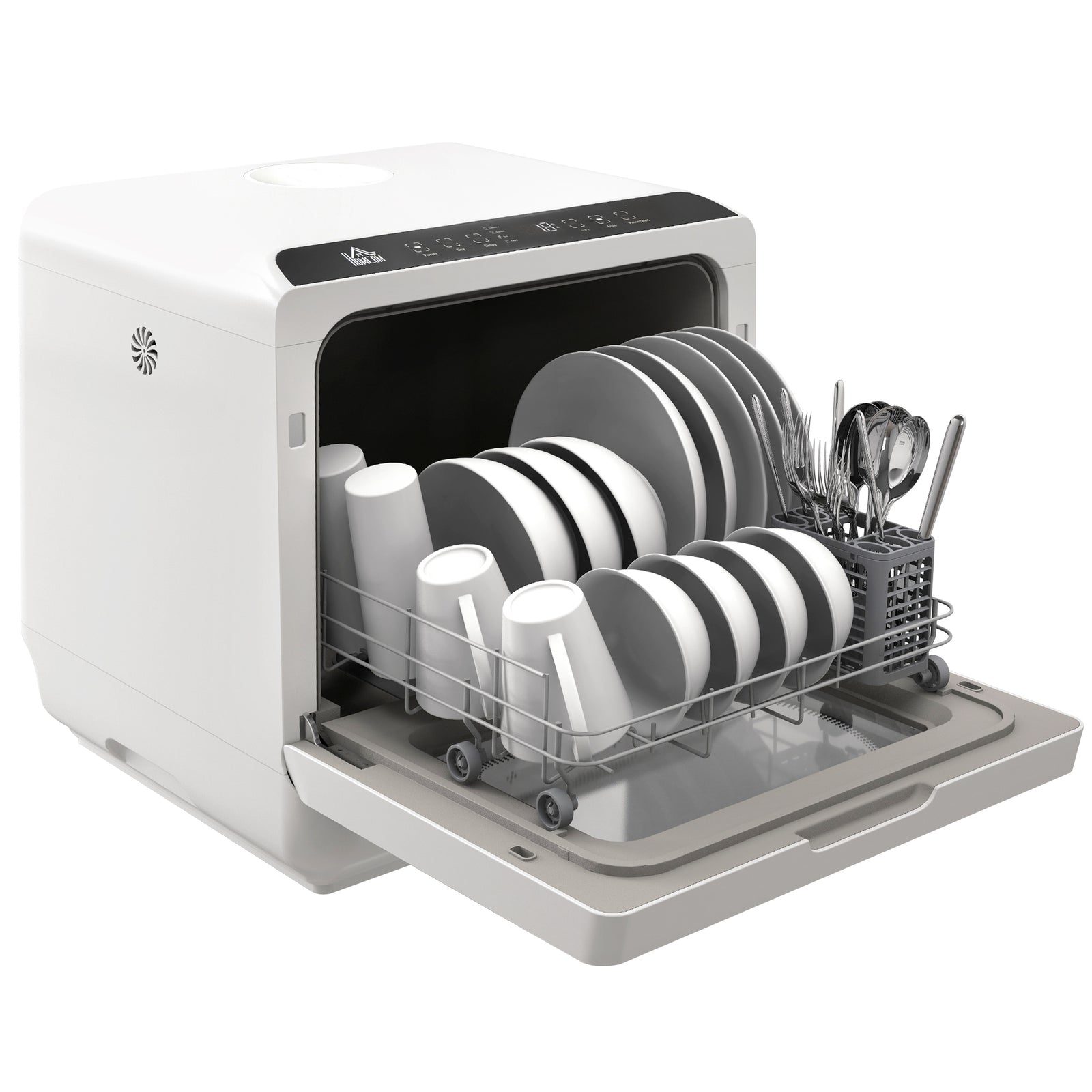 Table Top Dishwasher With 4 Place Settings 6 Programmes | One Size | White