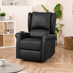 Corcoran Electric Riser Recliner With Massage And Heat | Black