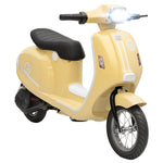 24v Battery Powered Ride On Motorcycle With Manual Throttle | Beige