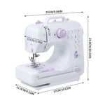 Portable Mini Sewing Machine With 12 Stitches