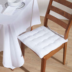 Plain Cotton Fabric 4 Napkins Set | 45cm x 45cm | White