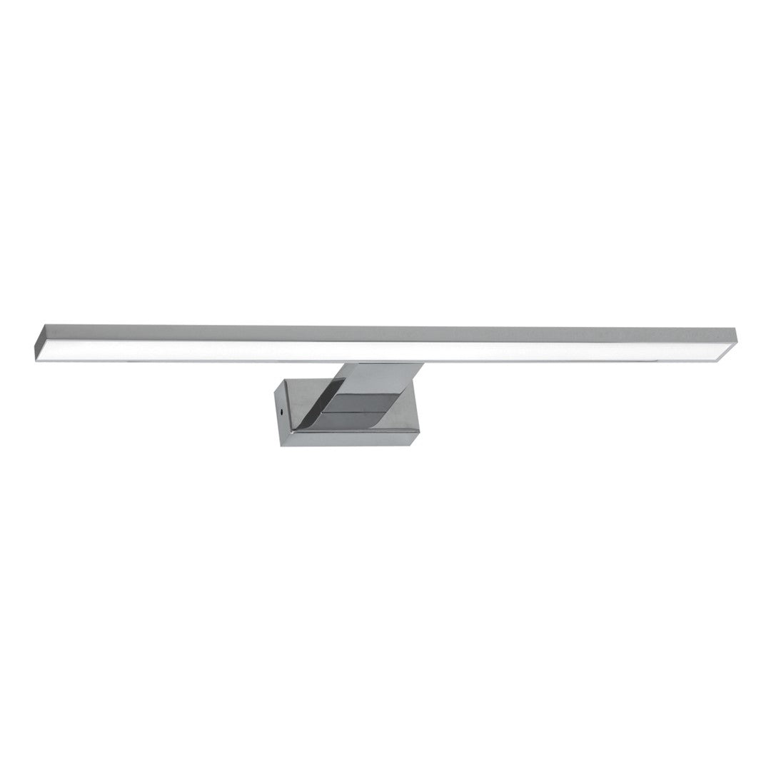 Shine Chrome Led 7w Wall Lamp Stylish Polished Chrome Light With Ip44 Rating Perfect For Mounting Above A Bathroom Mirror
