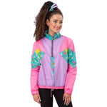 Ladies 80s Pastel Windbreaker Jacket | Medium