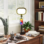 HOMCOM Bedside Table Lamp With 5 Colour Modes & 10 Brightness Levels, Black