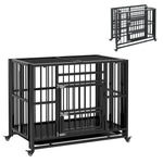 Heavy Duty Dog Crate Foldable W/ Openable Top