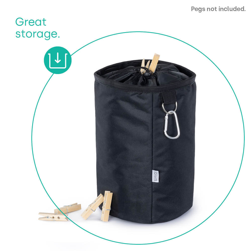 Clothes Peg Bag With Hanging Clip