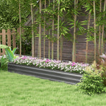 Galvanized Raised Garden Bed 240x60cm