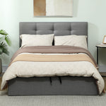 HOMCOM Upholstered Ottoman Bed Storage Bed Frame