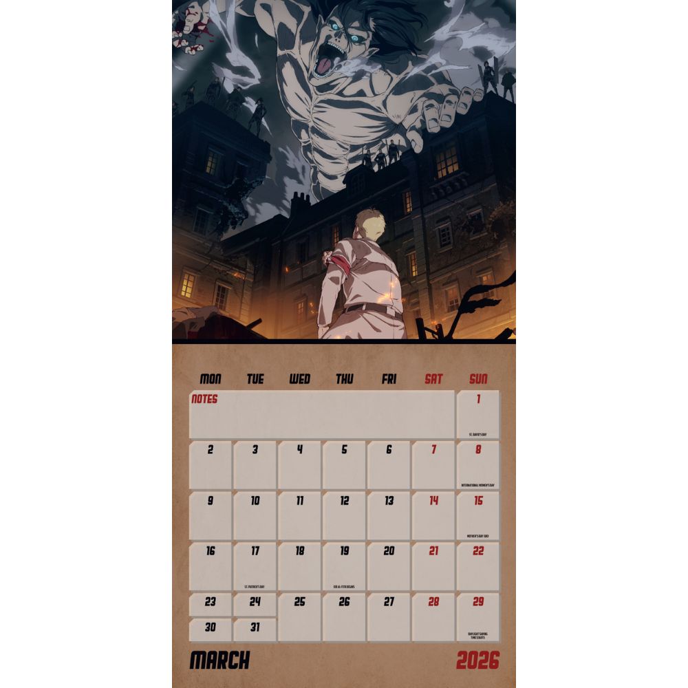 2026 Square Calendar Official Product