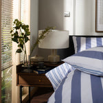 High Point Cotton Printed Duvet Cover Set | King | Blue