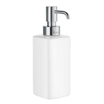 Porcelain Freestanding 350ml Soap Dispenser With Chrome Pump | Polished Chrome