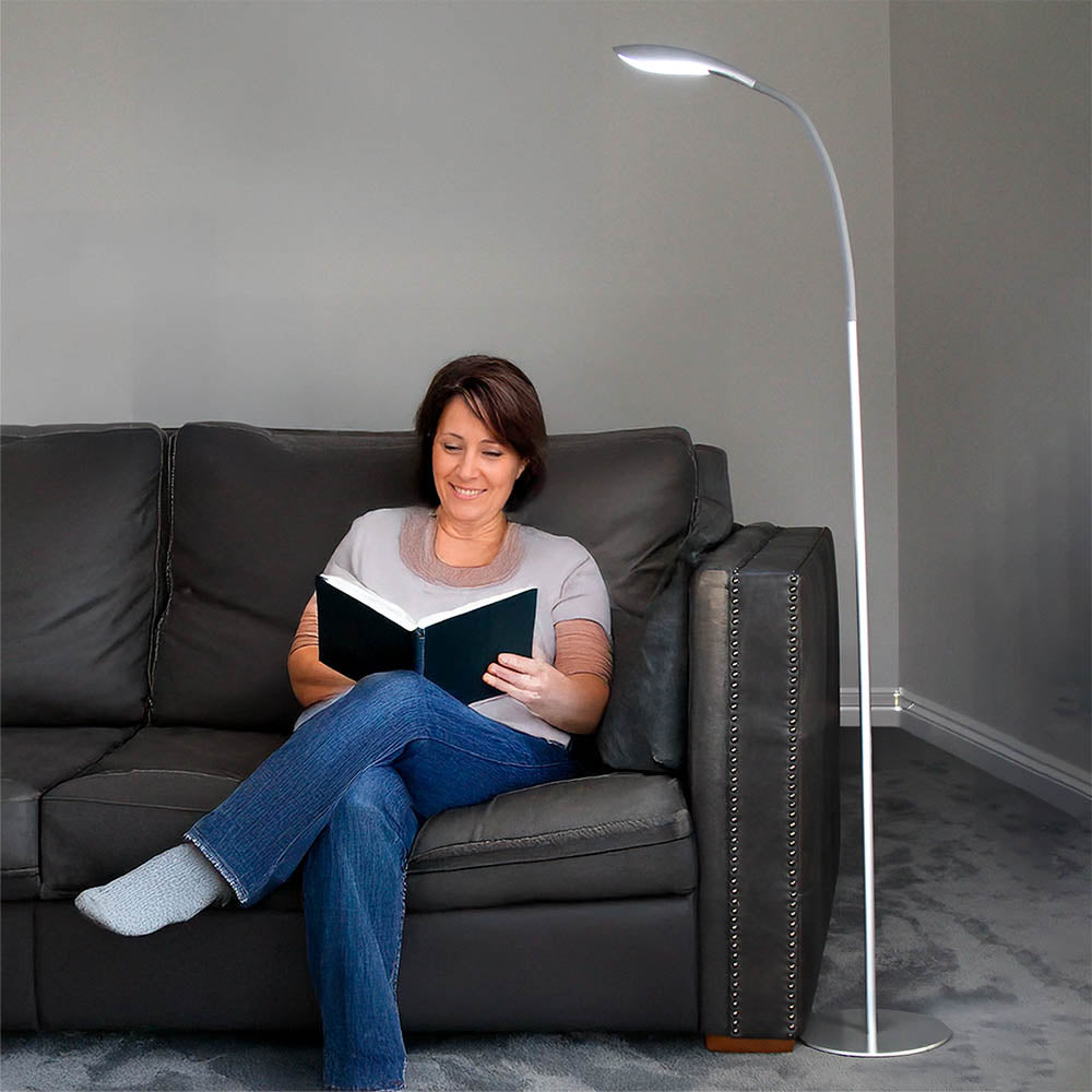 High Vision Floor Light, Silver, 25,000 Hr Led Panel | Silver