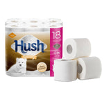Luxury Shea Butter 3 Ply Scented Core Bathroom Tissues, 18 Rolls