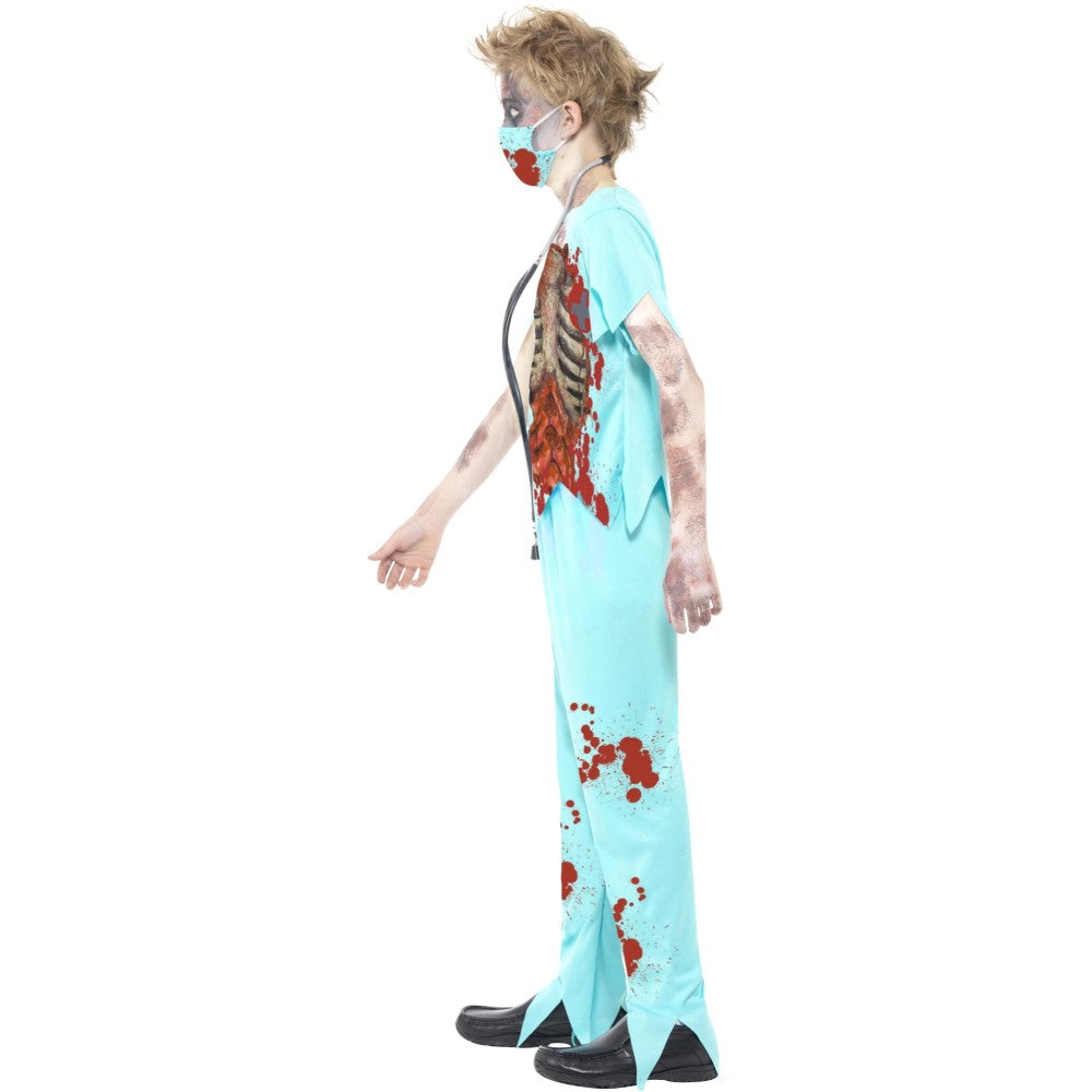 Zombie Surgeon Child Boy's Costume | Age 13-14