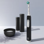 Pro 1 Cross-action Electric Rechargeable Toothbrush With 3 Modes, Black