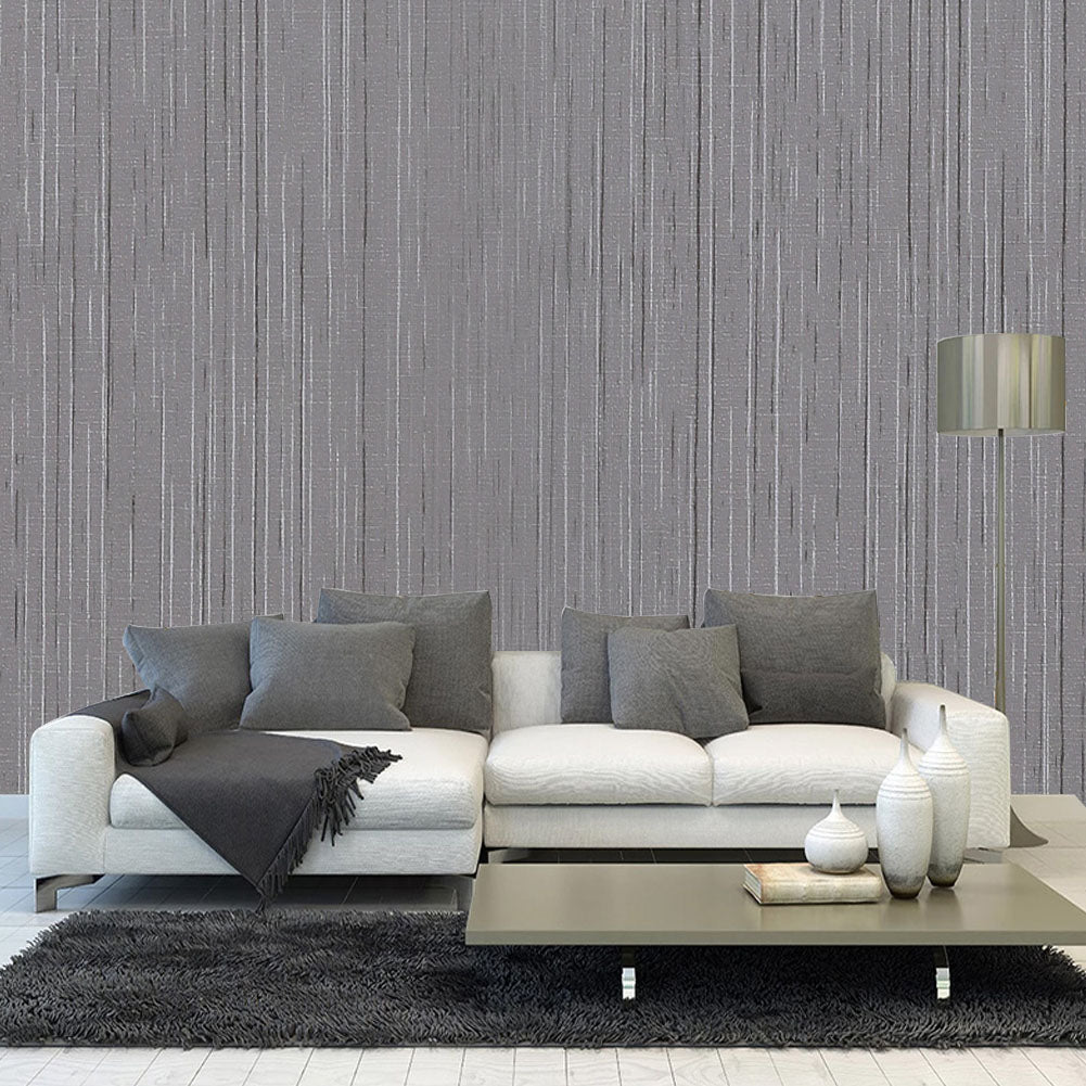 Self-adhesive Pvc Wallpaper | 10m | Dark Grey
