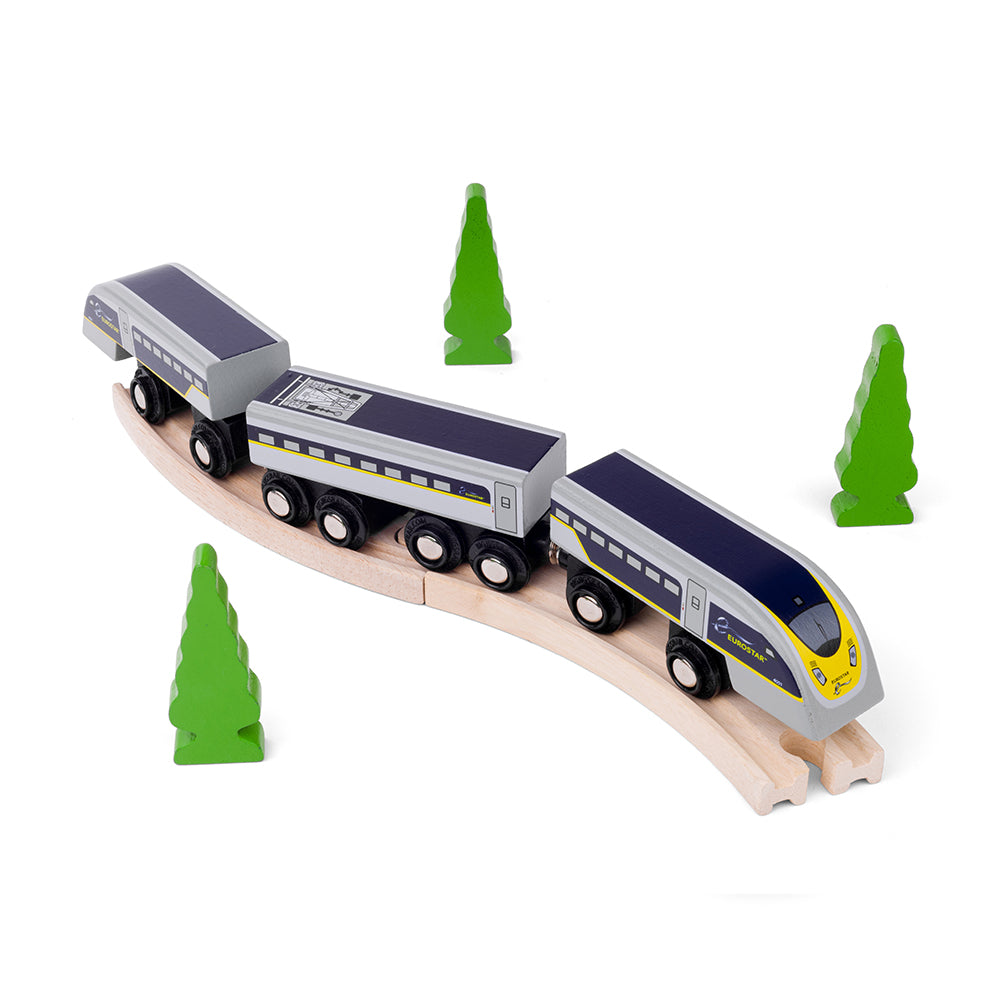 Wooden Replica of the Eurostar Train